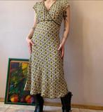 Vintage papaya nieuw met kaartjes jurk 44 dead stock, Bruin, Maat 42/44 (L), Nieuw, Ophalen of Verzenden
