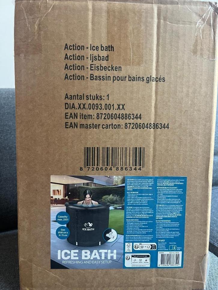 IJsbad 250 liter inclusief hoes, Sport en Fitness, Gezondheidsproducten en Wellness, Nieuw, Badproduct, Ophalen of Verzenden