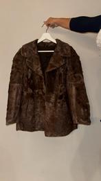 Vintage bontjas nerts blazer bruin, Ophalen of Verzenden