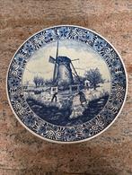 Delfts Blauw Wandbord Molen, Ophalen of Verzenden