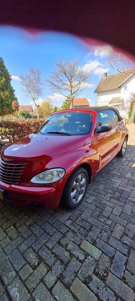 Chrysler PT Cruiser 2.4 I 16V Cabrio 2004 Rood, Auto's, Chrysler, Particulier, PT Cruiser, Airbags, Airconditioning, Centrale vergrendeling