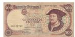 Portugal, 500 Escudos, 1966, Postzegels en Munten, Bankbiljetten | Europa | Niet-Eurobiljetten, Los biljet, Ophalen of Verzenden