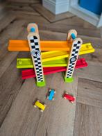 Houten Autobaan met 3 Autootjes, Kinderen en Baby's, Speelgoed | Houten speelgoed, Ophalen, Gebruikt, Overige typen