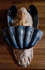 Vintage Wijwaterbakje Brussel Porselein Engel, Antiek en Kunst, Ophalen of Verzenden