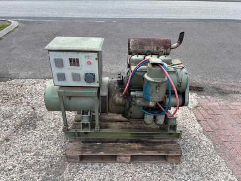 17 KVA aggregaat 230/400 volt Slavia diesel generator, Doe-het-zelf en Verbouw, Aggregaten, Gebruikt, Dieselolie, 10 tot 30 kVA