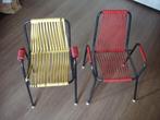 Retro sixties kinderstoeltjes, Huis en Inrichting, Ophalen, Gebruikt, Twee, Metaal