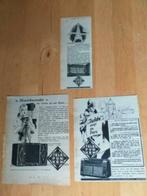 Telefunken- Advertenties uit Tijdschrift 1938, Verzamelen, Verzenden, Gebruikt