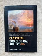 Sociological theory classical, Ophalen of Verzenden, Gamma, Gelezen, WO
