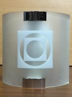 Wandlamp / bedlampje matglas, Ophalen of Verzenden, Gebruikt, Metaal
