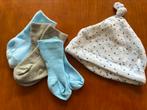 Sokjes muts babydoekjes babymuts babykleding, Muts, Ophalen of Verzenden, Jongetje of Meisje, Zo goed als nieuw