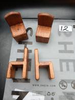 Vintage Poppenhuis Meubeltjes - Stoeltjes, Ophalen of Verzenden, Gebruikt