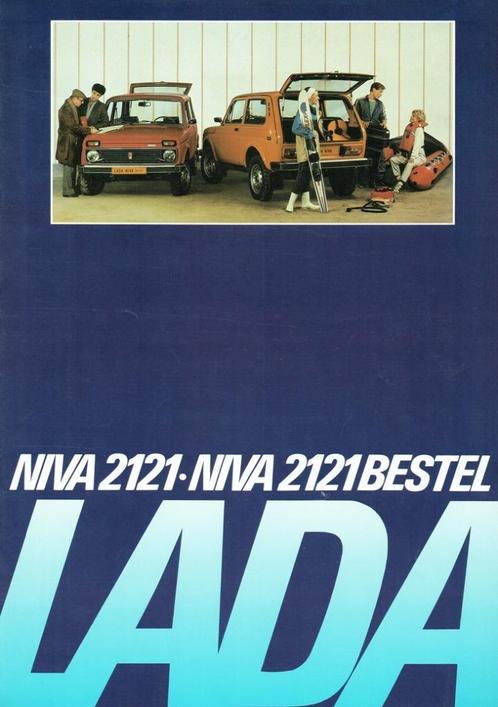 Folder Lada Niva 2121 en 2121 Bestel (ca.1983), Boeken, Auto's | Folders en Tijdschriften, Gelezen, Overige merken, Verzenden