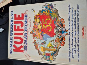 Groot stripboek , weekblad kuifje 35 jaar harde kaft beschikbaar voor biedingen
