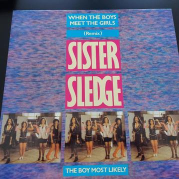 2" Maxisingel Sister Sledge - When The Boys Meet The Girls beschikbaar voor biedingen