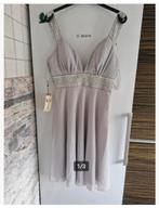 Lichtgrijze galajurk Maat 16 hh, Kleding | Dames, Galajurk, Kayting, Maat 46/48 (XL) of groter, Onbekend
