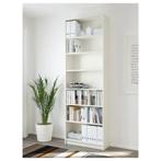 2x witte IKEA Billy boekenkast 80x28x237cm, Huis en Inrichting, Kasten | Boekenkasten, 50 tot 100 cm, Overige materialen, 25 tot 50 cm