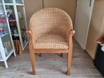 Prachtige rieten stoel, Ophalen, Gebruikt, Bruin, Hout