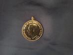 Vergulde Australische penny 1952 – hanger met lus, Sieraden, Tassen en Uiterlijk, Ophalen of Verzenden, Gebruikt, Goud, Goud