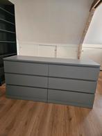Grijze Malm Ladekast van IKEA, Huis en Inrichting, Kasten | Ladekasten, Ophalen, Overige materialen, Gebruikt, 5 laden of meer