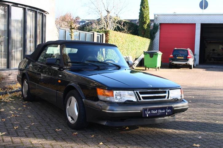Saab 900 TURBO CABRIOLET Onbekend, Auto's, Saab, Bedrijf, Saab 900, Benzine, Cabriolet, Handgeschakeld, Geïmporteerd, Zwart, Leder
