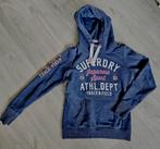 hoodie Superdry, Blauw, Ophalen of Verzenden, Zo goed als nieuw, Maat 46 (S) of kleiner