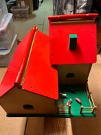 Grote houten speelgoed boerderij met dieren., Ophalen, Gebruikt