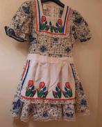 Melkmeisje jurk carnaval Delfts blauw maat 42, Overige kleuren, Maat 42/44 (L), Ophalen of Verzenden, Knielengte