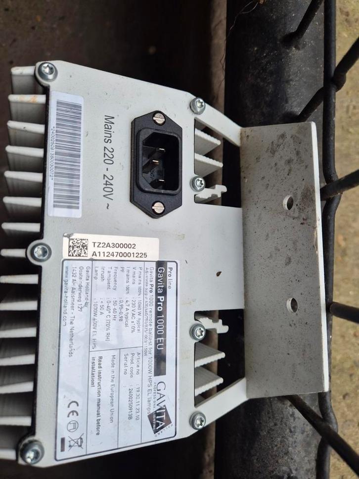 Gavita Pro 1000 EU Omvormer, Tuin en Terras, Kweekspullen, Gebruikt, Kweeklamp, Ophalen of Verzenden
