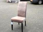 8 eetkamerstoelen met alcantara bekleding., Ophalen of Verzenden, Gebruikt, Vier