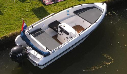 Terhi 4100 consoleboot met 15pk viertakt en trailer, Watersport en Boten, Vis- en Consoleboten, Gebruikt, 10 tot 30 pk, 3 tot 6 meter