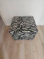 Zebra hocker gratis, Huis en Inrichting, Ophalen, Zo goed als nieuw, Rechthoekig, 75 tot 100 cm