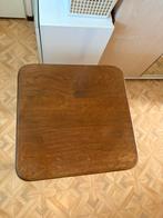 Houten bijzet tafel met lade, Huis en Inrichting, Tafels | Bijzettafels, Ophalen, Zo goed als nieuw