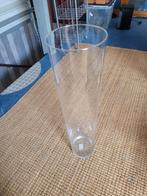 Te koop grote glazen  vaas, Glas, Gebruikt, Ophalen of Verzenden, 50 tot 75 cm