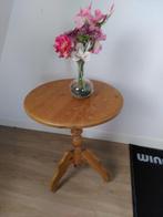 Houten tafel rond, Huis en Inrichting, Tafels | Eettafels, Ophalen, Gebruikt, 100 tot 150 cm, Rond