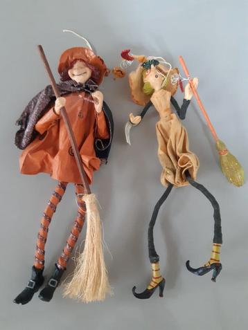 2  grappige Poppen Villeroy en Boch Halloween  beschikbaar voor biedingen