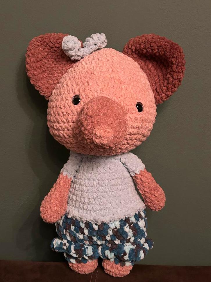 Gehaakte Muis - nieuw!, Kinderen en Baby's, Speelgoed | Knuffels en Pluche, Nieuw, Overige typen, Ophalen