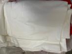 Zachte dubbelzijdige katoenen stof/Soft double-sided cotton, 120 cm of meer, Wit, Nieuw, Ophalen of Verzenden