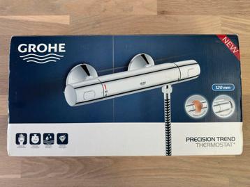 Nieuwe Grohe douchekraan Precision trend thermostaat 12cm beschikbaar voor biedingen