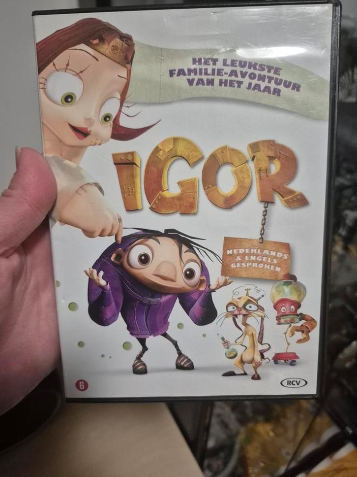dvd Igor, Cd's en Dvd's, Dvd's | Kinderen en Jeugd, Zo goed als nieuw, Film, Avontuur, Ophalen of Verzenden