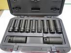 Krachtdoppen set Impact doppen lang 1/2" 11 delig nieuw, Ophalen of Verzenden, Nieuw