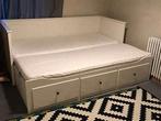 Ikea Hemnes Bedbank met 2 matrassen, Ophalen, Ikea Hemnes, Wit, Tweepersoons