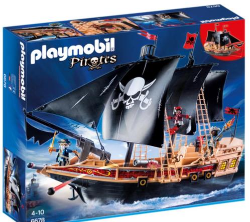 PLAYMOBIL Piratenschip - Aanvalsschip - 6678, Kinderen en Baby's, Speelgoed | Playmobil, Gebruikt, Complete set, Ophalen of Verzenden