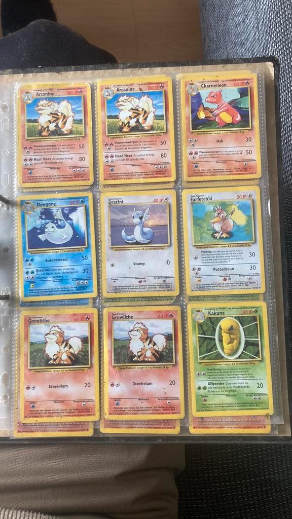 Pokémon base set Nederlandse kaarten (geactualiseerd), Hobby en Vrije tijd, Verzamelkaartspellen | Pokémon, Gebruikt, Meerdere kaarten