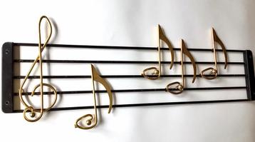 Vintage kapstok toonladder, muziekbalk beschikbaar voor biedingen