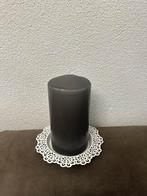 Ikea kaarsenhouder met een grote kaars, Wit, Ophalen of Verzenden, Zo goed als nieuw, Metaal