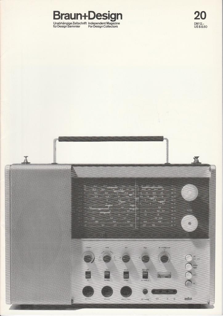 Braun Design, tijdschrft verzamelaars, Audio, Tv en Foto, Radio's, Radio, Ophalen of Verzenden