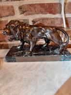 bronzen leeuw, Antiek en Kunst, Ophalen of Verzenden