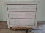 Houten ladekast met 3 laden, Huis en Inrichting, Ophalen, Gebruikt, 100 tot 150 cm, 50 tot 100 cm