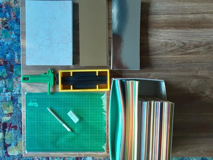 Knutselkarton, snijmat, snijmes, papier kartel apparaat, Hobby en Vrije tijd, Overige Hobby en Vrije tijd, Zo goed als nieuw, Ophalen