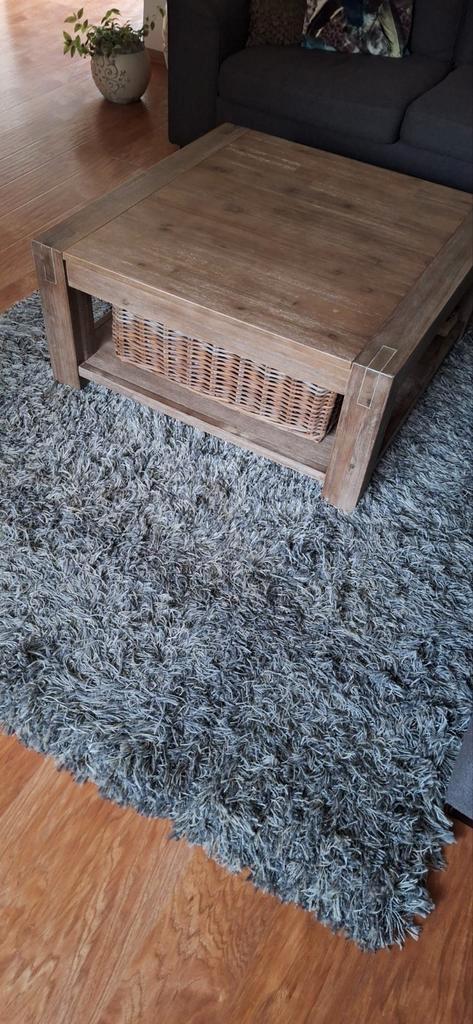 Eettafel en salontafel, Huis en Inrichting, Tafels | Salontafels, Zo goed als nieuw, Minder dan 50 cm, 50 tot 100 cm, Rechthoekig